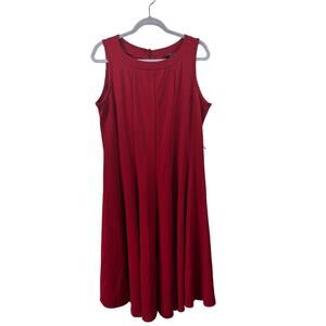 Blooming Rose Red A-Line Dress Size 1X